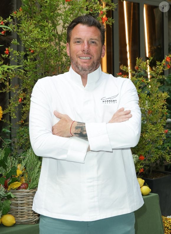 Exclusif - Norbert Tarayre lors de l'inauguration Le Patio by Norbert Tarayre au Prince de Galles à Paris, France, le 4 juillet 2025. © Coadic Guirec/Bestimage