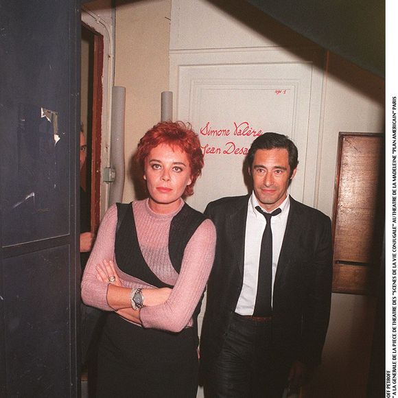 Gérard Lanvin et Jennifer en 1995 à Paris 
©BERTRAND RINDOFF PETROFF / BESTIMAGE