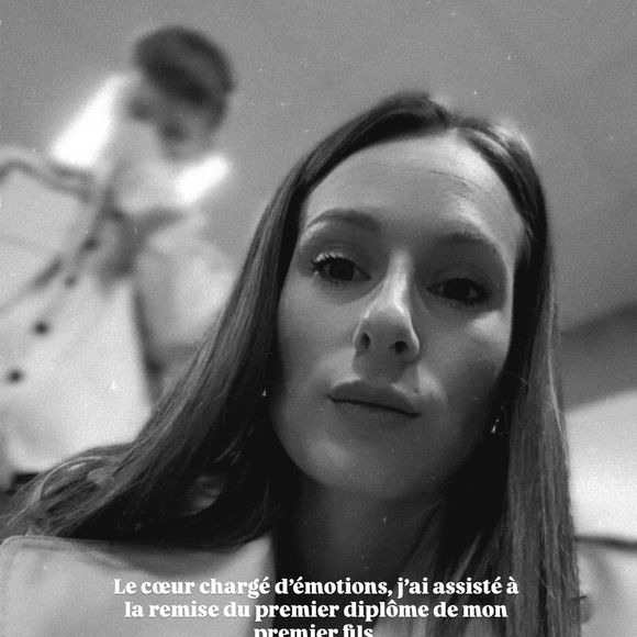 Camille Santoro assiste à la remise de diplôme de son fils Alessio le vendredi 5 décembre 2025 © Instagram