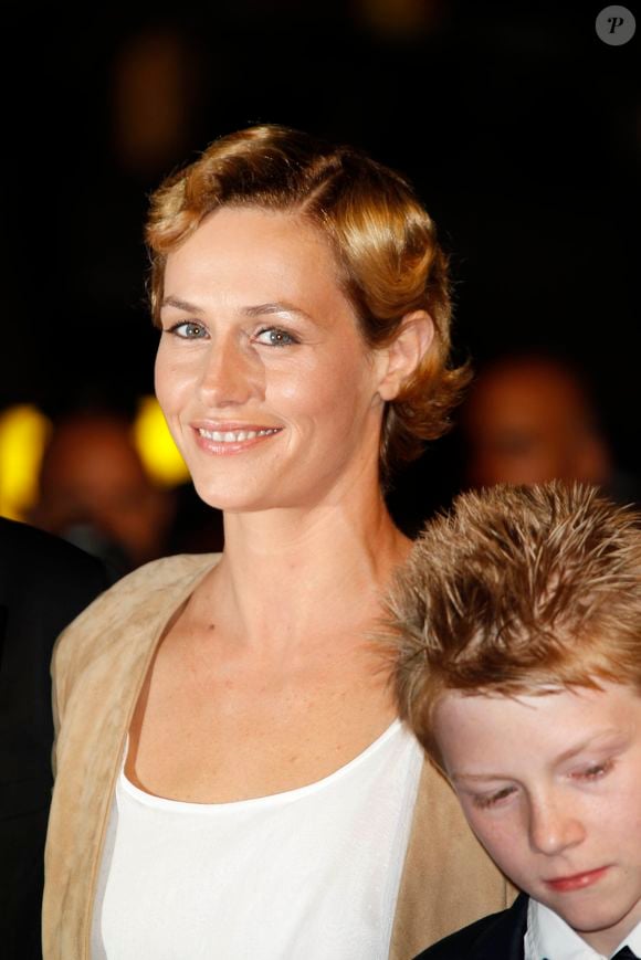 Cécile de France au 64ème Festival de Cannes pour la montée des marches du film 'Le gamin au vélo', France, le 15/05/2011. Crédit Guillaume Gaffiot/Bestimage