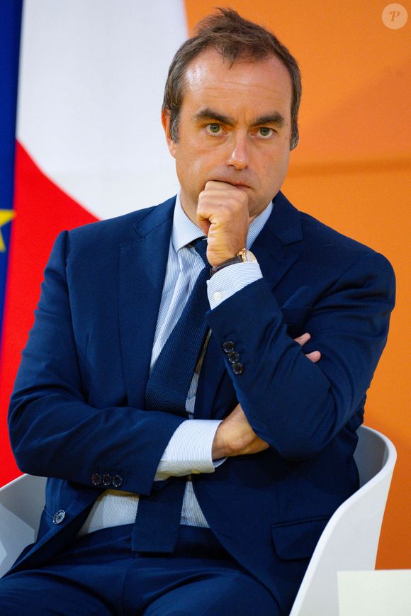 Sebastien Lecornu ( Minister of the Armed Forces ) during the Meeting of French Entrepreneurs LAREF25 at Roland Garros on August 28, 2025 in Paris, France. ( © Federico Pestellini / PsnewZ / Bestimage