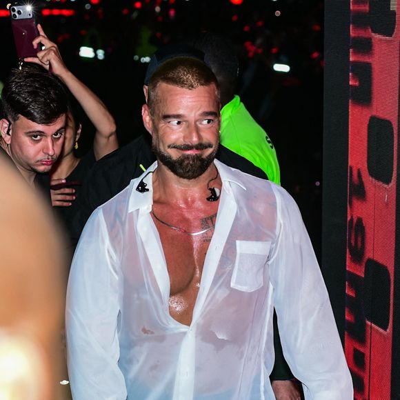 Le chanteur Ricky Martin a failli se faire arracher sa chemise par des fans lors du concert "Registro Histórico" au Parc Olympique de Rio de Janeiro.


©Bestimage