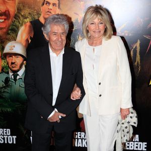 Philippe Gildas et Maryse Gildas à la première de "Sur la piste du Marsupilami", à Paris, France, le 26 mars 2012. Photo ABACAPRESS.COM