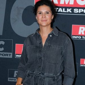 Exclusif - Apolline de Malherbe - Conférence de presse de rentrée de RMC / RMC Sport saison 2021/2022 à l'Altice Campus à Paris, France, le 30 août 2021. © Christophe Clovis / Bestimage