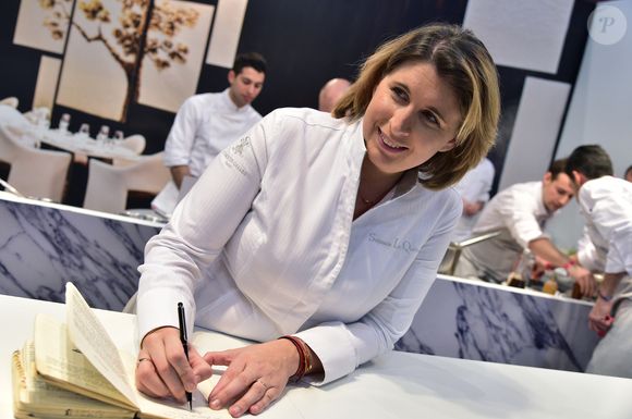 Stéphanie Le Quellec - 2ème édition "Taste of Paris", aux côtés de grands chefs Parisiens sous la Nef du Grand Palais à Paris le 11 février 2016. © Giancarlo Gorassini/Bestimage