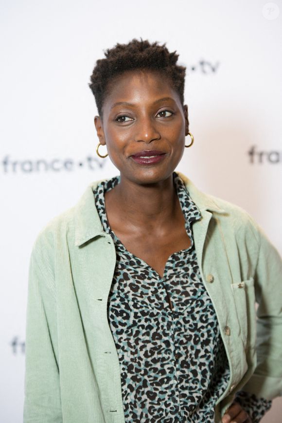 N'Fanteh Minteh lors de la conférence de presse de France Télévision au Pavillon Gabriel à Paris, France, le 24 août 2021. Photo by Nasser Berzane/ABACAPRESS.COM