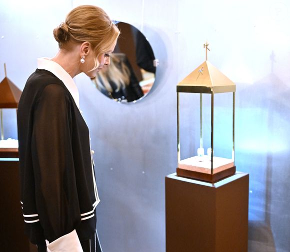 La princesse Charlene de Monaco était présente pour l'ouverture de la seconde édition du salon Joya, un salon international dédié au bijou, au One Monte-Carlo à Monaco, le 13 novembre 2025. © Bruno Bebert / Bestimage