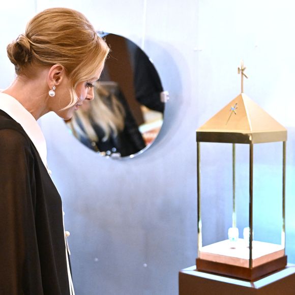La princesse Charlene de Monaco était présente pour l'ouverture de la seconde édition du salon Joya, un salon international dédié au bijou, au One Monte-Carlo à Monaco, le 13 novembre 2025. © Bruno Bebert / Bestimage