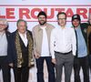 Christian Clavier rappelle alors : sur 10 films, 6 perdent de l'argent mais 2 triomphent et payent pour tout le reste. 

Philippe Glaguen, Christian Clavier, Hakim Jemili, Nicolas Buchoux, Philippe Mechelen et Philippe Lefebvre - Avant-première du film "Le Routard" au cinéma Max Linder à Paris le 24 mars 2025. 

© Denis Guignebourg/Bestimage