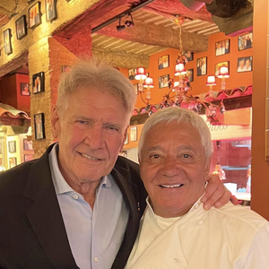 Harrison Ford au "Mamo Michelangelo", restaurant d'Antibes prisé par les stars @Facebook