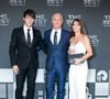 Didier Deschamps, sa femme Claude et leur fils Dylan - Les célébrités arrivent à la cérémonie des Trophées Fifa 2018 au Royal Festival Hall à Londres, Royaume Uni, le 25 septembre 2018. © Cyril Moreau/Bestimagee