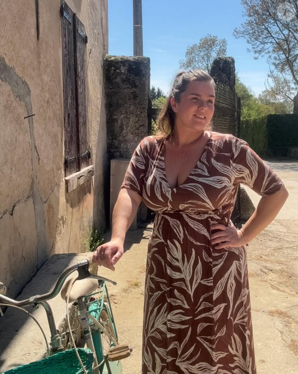 Lucile de "L'amour est dans le pré" en robe longue sur Instagram, 13 avril 2025