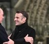 Pendant ce week-end bien chargé, le président français et son épouse vont ainsi avoir l'honneur de déguster de succulents mets lors d'un diner d'État organisé au sein de la salle du Trône du Palais princier.
Prince Albert II de Monaco et Emmanuel Macron à Notre-Dame le 7 décembre 2024 © Eliot Blondet/Pool/Bestimage