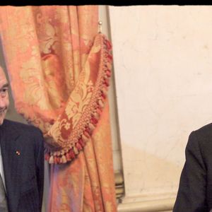 Jacques Chirac et Jean-Louis Debré lors de la publication des archives du Conseil constitutionnel pour la période 1959-1983.
Crédit : ALAIN GUIZARD / BESTIMAGE