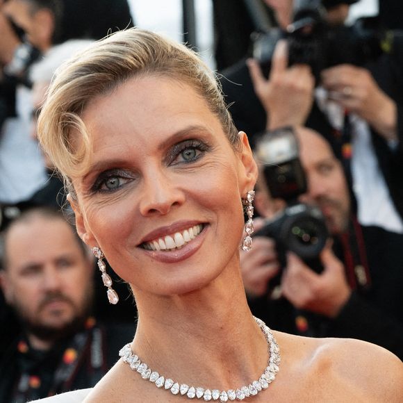 Sylvie Tellier sur le tapis rouge du film « Armaga Navidad » lors du 79e Festival international du film de Cannes, à Cannes (France), le 19 mai 2026. Le film était sélectionné en Compétition officielle. Photo de Laurent Zabulon/ABACAPRESS.COM