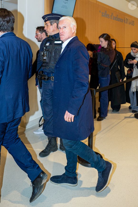 Didier Deschamps - Arrivées au tribunal correctionnel de Paris en marge du procès en diffamation entre Didier Deschamps et Daniel Riolo. Le procès en diffamation opposant Didier Deschamps à Daniel Riolo s’est ouvert le 20 novembre 2025 devant la XVIIe chambre du tribunal correctionnel de Paris

© Pierre Perusseau/Bestimage