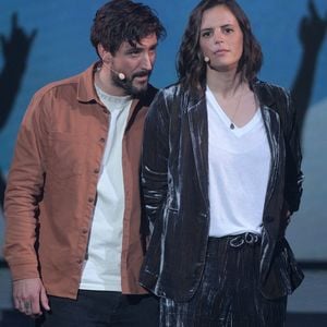 Exclusif - Jérémy Frérot, Laure Manaudou - Surprises - Enregistrement de l'émission "La Chanson secrète 11" à Paris, diffusée le 24 juin sur TF1.
© Cyril Moreau / Bestimage