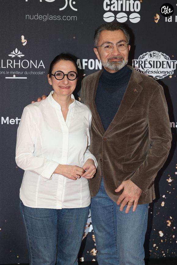 Anne-Sophie Pic et David Sinapian - Cérémonie du Guide Michelin France 2025 au Centre des Congrès Robert Shuman à Metz le 31 mars 2025. © Jean-Marc Lhomer/Bestimage