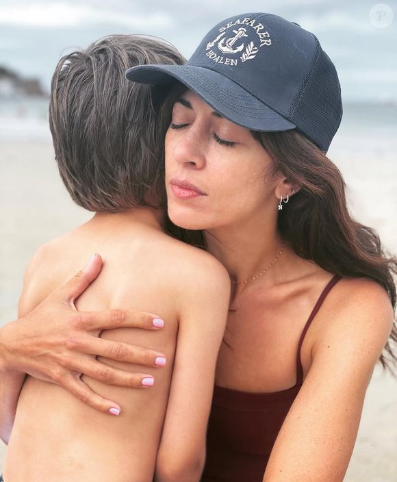 Marin, le fils de Nolwenn Leroy et Arnaud Clément. Capture Instagram.