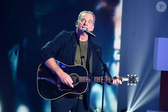 Exclusif - Garou - Enregistrement de l'émission Vivement dimanche au studio Rive Gauche, présentée par M.Drucker, diffusée le 07 septembre 2025 sur France 3.  © Guillaume Gaffiot / Bestimage