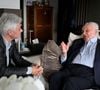 La figure historique des "Grosses Têtes" s'est éteinte à l'âge de 96 ans à son domicile de Cannes, ce 24 août.

Exclusif - Philippe Bouvard, journaliste français, écrivain, homme de radio et de télévision, à son domicile, en interview télé avec le journaliste producteur Cyril Viguier à Cannes, le 27 février 2025. 

© Bruno Bebert/Bestimage