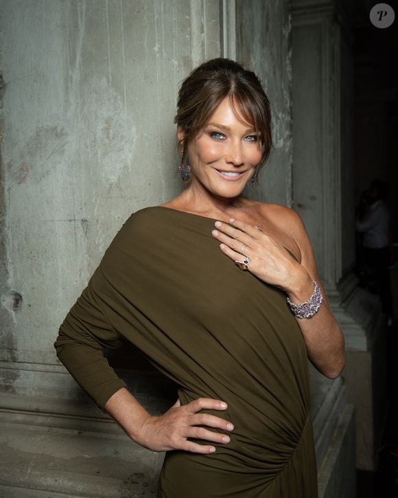Carla Bruni - Soirée de l'amfAR 2023 à la Scuola Grande della Misericordia lors du 80ème festival international du film de Venise, La Mostra le 3 septembre 2023.