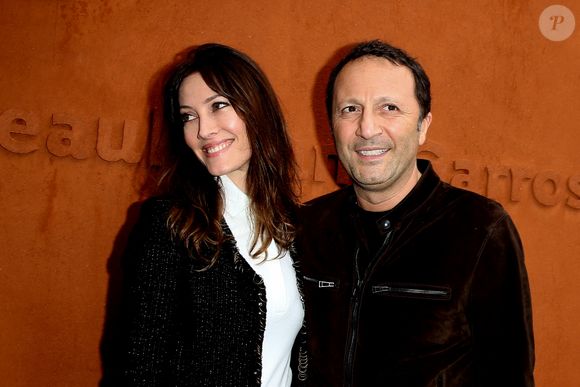 Mareva Galanter et son compagnon Arthur (Jacques Essebag) - People au village des internationaux de France de tennis à Roland Garros © Dominique Jacovides / Bestimage