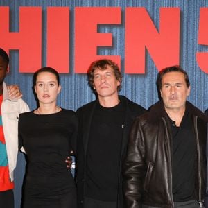 Stéphane Bak, Adèle Exarchopoulos, Cédric Jimenez, Gilles Lellouche, guest  - Avant-première du film "Chien 51" au cinéma le Grand Rex à Paris le 13 octobre 2025. © Coadic Guirec/Bestimage