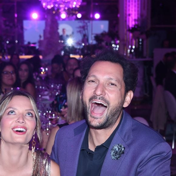 Eric Antoine et sa femme Gennifer Demey - Soirée de gala du 10ème anniversaire de l'association "Les Bonnes Fées" à l'Hôtel The Peninsula Paris le 8 octobre 2025. © Rachid Bellak/Bestimage