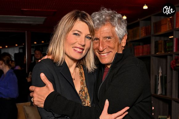Exclusif - Mélanie Page et son mari Nagui - Générale de la pièce "Ubu Roi" d'Alfred Jarry, mise en scène par Daniel Benoin, le directeur du théâtre Anthéa à Antibes, le 3 mars 2026, avec André Marcon, qui joue le Père Ubu et Mélanie Page, dans le rôle de la Mère Ubu. © Bruno Bebert/Bestimage
