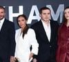 Mia Regan, Romeo Beckham, Cruz Beckham, Harper Beckham, David Beckham, Victoria Beckham, Brooklyn Peltz Beckham et Nicola Peltz Beckham à Londres. Action Press / Bestimage