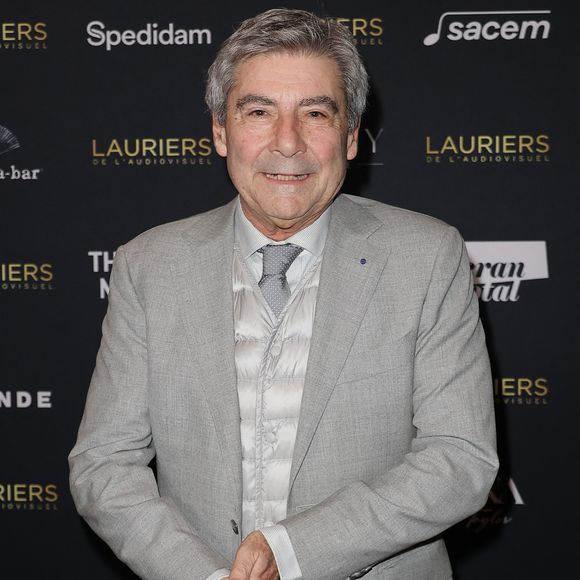 Patrice Drevet - Photocall de la 31ème cérémonie des Lauriers de l'audiovisuel au théâtre Marigny à Paris le 10 février 2026. © Coadic Guirec/Bestimage