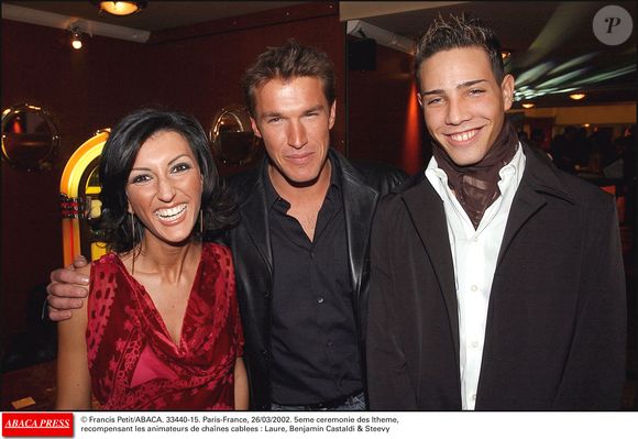 Mais en sortant du jeu, Laure de Lattre constate que la célébrité ne dure qu'un temps et a du mal à digérer le mauvais suivi des candidats par la production...

Laure de Lattre, Benjamin Castaldi et Steevy Boulay lors de la 5ème cérémonie des Ithème, récompensant les animateurs de chaînes cablées, Paris, France, le 26 mars 2002. © Francis Petit/Abaca