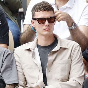 Benjamin Pavard - Célébrités en tribunes des Internationaux de France de tennis de Roland Garros 2023 à Paris le 11 juin 2023. © Jacovides-Moreau/Bestimage