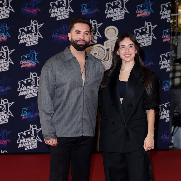 Kendji Girac et Ambre (Star Academy 2025) au photocall de la 27ème édition des NRJ Music Awards au palais des Festivals de Cannes, France, le 31 octobre 2025. © Dominique Jacovides/Bestimage