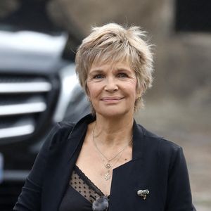 Véronique Jannot - Sorties - Obsèques de Jean-Paul Belmondo en l'église Saint-Germain-des-Prés, à Paris le 10 septembre 2021. © Dominique Jacovides / Bestimage