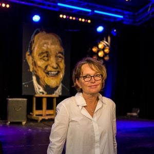 La fille de Jacques Chirac, Claude Chirac, lors de l'inauguration de l'espace Jacques Chirac à Saint-Cyr-sur-Loire, le 30 septembre 2023. Photo Pascal Avenet/ABACAPRESS.COM