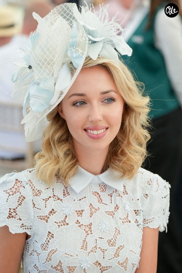 S.A.R. la Princesse Maria Chiara de Bourbon des Deux-Siciles - Prix de Diane Longines 2026 à l'Hippodrome de Chantilly le 14 juin 2026.
© Anne-Sophie Guebey / Bestimage