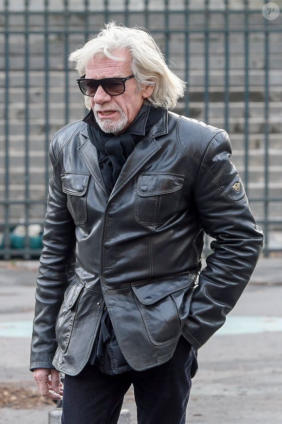 Pierre Billon - Sorties de l'église de la Madeleine après les obsèques de Johnny Hallyday à Paris, le 9 décembre 2017. © Coadic Guirec/Bestimage