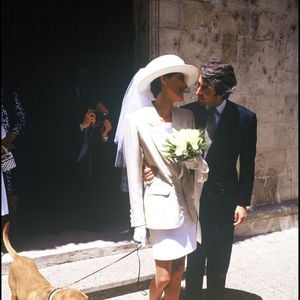 Archives - Mariage d’Inès de la Fressange et Luigi d’Urso. Frederic Herve / Bestimage