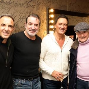 Jean Dujardin s'est rendu à l'Olympia pour applaudir son ami Dany Brillant.

Exclusif - Nikos Aliagas, Jean Dujardin, Dany Brillant, Claude Lelouch - Célébrités au concert de Dany Brillant à l'Olympia à Paris le 15 février 2026. Après 3 ans d'absence en live Dany est à nouveau sur scène pour un show " BEST OF TOUR " de ses plus grands titres ! © Jack Tribeca/Bestimage