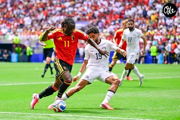 SEATTLE, ÉTATS-UNIS - 15 JUIN : L'attaquant belge Doku Jeremy, photographié lors du match du groupe G de la Coupe du monde de la FIFA 2026 opposant la Belgique à l'Égypte au stade Lumen Field, le 15 juin 2026 à Seattle, aux États-Unis, 15/06/2026
Photo News/Psnewz/Bestimage