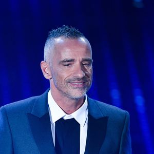 Eros Ramazzotti lors de la Seconde soirée du Festival de Sanremo (San Remo). Le 10 février 2016