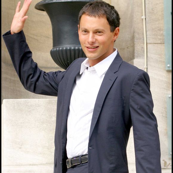 Archive - Marc-Olivier Fogiel au mariage de Mimie Mathy et Benoist Gérard à la mairie de Neuilly Sur Seine le 27 août 2005. © Guillaume Gaffiot / Bestimage© Guillaume Gaffiot / Bestimage