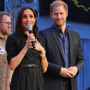 Le prince Harry et Meghan Markle lors des Invictus Games 2023 à Dusseldorf le 12 septembre 2023.