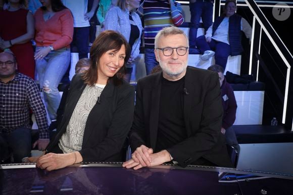 Karina Marimon, Laurent Ruquier - Enregistrement de l'émission "TPMP (Touche Pas à Mon Poste)", présentée par C.Hanouna et diffusée sur C8. Le 20 février 2024
© Jack Tribeca / Bestimage