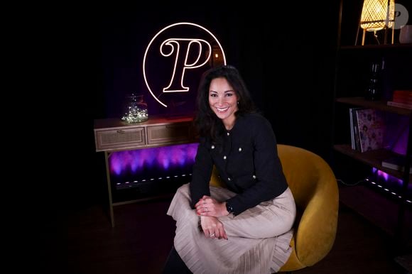 Cindy Fabre en interview pour "En privé avec". @Jack Tribeca / Bestimage