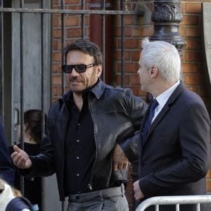 Samuel Le Bihan - Arrivées aux obsèques de N.Farès en l'église Saint-Jean-de-Montmartre à Paris, le 24 avril 2026. N.Farès est décédée le 17 avril 2026 à l'âge de 57 ans, quelques jours après un "incident cardiaque" survenu le 12 avril 2026 dans la piscine du complexe sportif, Blanche (9ème).
© Jacovides / Borde / Bestimage