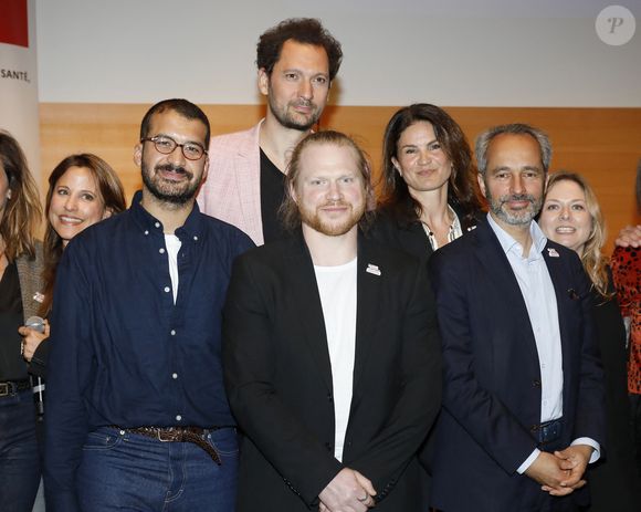 Exclusif - Eric Antoine, Juliette Paquin , David Larramendy, Constance - Avant-première su documentaire "Santé mentale, briser le tabou" dans l'Amphithéâtre Laroque au Ministère du Travail, de la Santé et des Solidarités à Paris le 15 avril 2025. © Marc Ausset-Lacroix/Bestimage