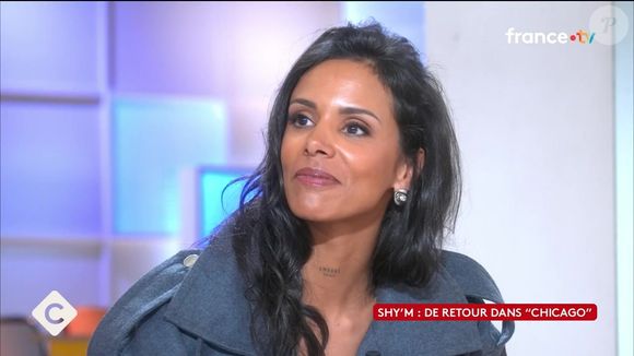 Capture d'écran de C à Vous sur France 5, avec Shy'm, samedi 18 avril.